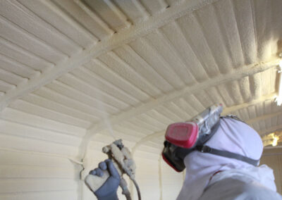 Spray Foam Insulation in Metal Buildings in Davis